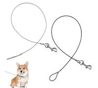2 Pezzi Guinzaglio per Cani Prova di Masticare, 67 cm Guinzaglio Retriever