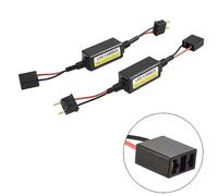 2 pezzi H7 faro auto LED Canbus decoder DC 9V-16V anti-sfarfallio cablaggio lampadine resistore cablaggio
