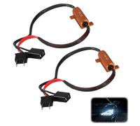 2 Pezzi H7 LED Canbus Decoder Resistenze 50W 6Ohm 12V DC Auto Decoder Anti Flicker Resistance per Fendinebbia Auto e Fari LED H7 Nessun Errore di Cablaggio