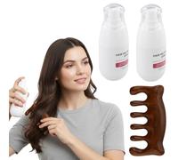 2 Pezzi Hair Growth Spray, Spray per la Crescita dei Capelli all’Acqua di Riso, Nutriente e Rinforzante, Anti-Caduta, per Capelli Sottili, per Donne e Uomini, 2×50 ml