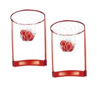 2 Pezzi Head Hoop Gioco Basket Fascia Basket Palline Accessori Giocattolo Divertente Facile da Trasportare Adatto per Bambini Giochi all’Aperto Feste, 2 Cestini