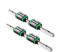 2 pezzi HGR15 HGR20 Guida lineare quadrata + 4 HGH15CA HGW15CC HGH20CA HGW20CC Router for flangia Incisione L300-800mm 400mm 500mm 600mm(200mm,HGH15CA)