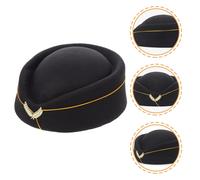 2 pezzi Hostess Hats Flight Hat Hat Decor Hostess Hat Hat Cosplay Unifort Hat