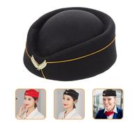 2 pezzi Hostess Hats Flight Hat Hat Decor Hostess Hat Hat Cosplay Unifort Hat
