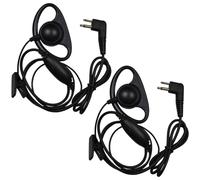 2-Pezzi HQRP Auricolare A Forma Di D Per Bearcom BC10 BC20 BC90 BC95 BC120 BC130