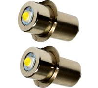 2-Pezzi HQRP Upgrade LED 100LM 3W Bulbo Per Ryobi Ridgid 7811502 / Lowe Kobalt