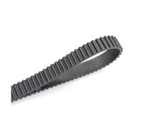 2 pezzi HTD-5 M Cinghia di distribuzione sincrona Passo Lunghezza 245/250/255/260/265/270/280/285/290/295/300 mm Larghezza 9/10/12/15/20/25 mm Gomma chiusa(5M 250(Teeth 50),2pcs 20mm)