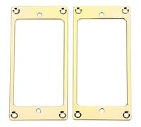 2 Pezzi Humbucker Piatto Metallo Copertura Chitarra Pick-Up Telaio