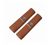 2 Pezzi Imbottitura Cintura Sicurezza per Alfa Romeo Giulietta Spider GT Giulia Mito 147/156/159/166 Stelvio, Cintura di Sicurezza Copertura Auto di Morbidissimo Proteggere Il Collo e la Spalla