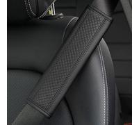 2 Pezzi Imbottitura per Cintura di Sicurezza PU Pelle per Kia Picanto Ceed Stonic Rio Niro, Copricintura Sicurezza Cuscino Spalla Protezioni della Spalla Confortevole Rimovibile Parti per Auto