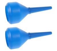 2 pezzi Imbuto per carburante con filtro a rete: Imbuto per olio a bocca larga