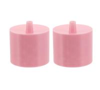 2 Pezzi Imbuto per Glitter per Bicchieri Snow Globe, Rosa, Plastico