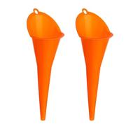 2 pezzi Imbuto per olio, imbuto per riempire, imbuto multiuso per il riempimento universale per auto, benzina, carburante, imbuto in plastica con collo lungo per oli per auto, lubrificanti, oli motore