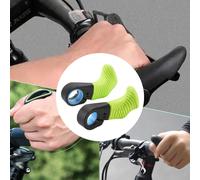 2 pezzi impugnature ergonomiche per poggiapolsi per manubrio bici adatte a