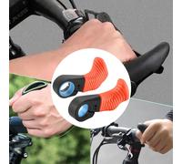 2 pezzi impugnature ergonomiche per poggiapolsi per manubrio bici adatte a