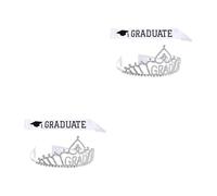 2 pezzi in 1 Set Cintura di galateo di laurea e lega Set di corone di cristallo