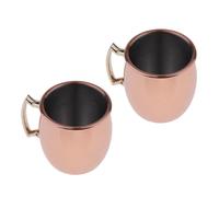 2 pezzi in acciaio inossidabile Mosca tazza di barretto da cocktail da cocktail