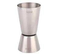 2 pezzi in acciaio inossidabile per cocktail, doppio misurino in stile giapponese, strumenti professionali per jigger a barra a doppia faccia (Large)