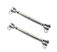 2 pezzi in acciaio inox 304 sartiame vite mascella corpo chiuso M14, medifier tenditore, tenditore