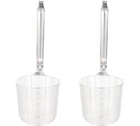 2 pezzi in acciaio inox colino for pasta for alimenti in rete con manico, setaccio termico for scolapasta a maglia fine, cestini for utensili da cucina
