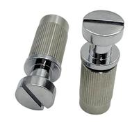 2 pezzi in acciaio inox per la maggior parte dei ponti per chitarra per una maggiore stabilità e una facile installazione su chitarre elettriche e chitarre elettriche