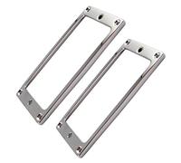 2 pezzi in metallo chitarra elettrica Pickup base piatta montaggio interno telaio 4x4mm