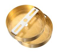 2 pezzi in ottone plafoniera piastra pendente baldacchino kit fai da te design vintage montaggio flessibile per soggiorno camera da letto lampada da parete raccordi lampadari moderni accessori