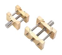 2 pezzi in ottone supporto per movimento orologio base fissa multifunzione per orologiaio morsetto orologi strumenti di riparazione rame Mase