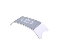 2 pezzi in plastica e silicone for palmo della mano, cuscino for nail art, supporto for, strumento for bracciolo da tavolo for manicure Per La Progettazione,La Formazione(White)
