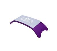 2 pezzi in plastica e silicone for palmo della mano, cuscino for nail art, supporto for, strumento for bracciolo da tavolo for manicure Per La Progettazione,La Formazione(Purple)