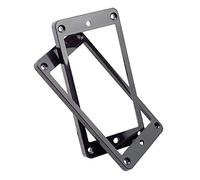 2 pezzi in plastica per chitarra elettrica Humbucker Pickup Ring Frame 7 x 8,5 mm nero