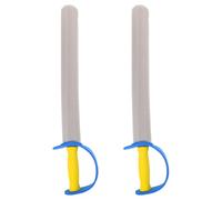 2 Pezzi in Schiuma per Allenamento Scherma, Gioco Blu 54 CM | EVA Morbida e Comoda, Facile da Impugnare, per Duello Finto e Pratica Costume