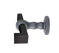 2 pezzi in silicone fermaporta maniglia protezione pad copertura silenziosa resistenza porta artefatto anticollisione aspirazione Per Porte(L - Grey)