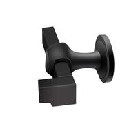 2 pezzi in silicone fermaporta maniglia protezione pad copertura silenziosa resistenza porta artefatto anticollisione aspirazione Per Porte(S - Black)