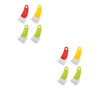 2 pezzi in silicone per raschietto per il lavaggio delle padelle: 4 pezzi in