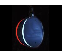 2 Pezzi - Inferiore Specchio Lollipop Rossi E Bianco Illuminazione per Man