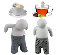 2 Pezzi Infusore per Tè Creativo In Silicone Riutilizzabile Filtro Te Simpatico Colino per Tè In Silicone Colino per Tè Sfuso per Tazze Adatto a Tutti I Tipi di Tè Sfuso