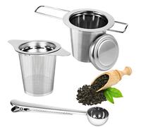 2 Pezzi Infusore Per Tisane,In Acciaio Inox Filtro per Tè,Con 1 cucchiaino,manig