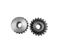 2 pezzi Ingranaggi conici 1,5 modulo 18 denti con foro interno 6 mm 8 mm 10 mm 12 mm 14 mm Ingranaggi in acciaio con commutazione di trasmissione a 90 gradi con vite(14mm)