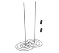 2 Pezzi Inseritore di Ricevute in Acciaio Inox 15cm per Documenti | Argento, Uso per Locale e Casa, Attacco Rapido di Note e Ricevute, Stile Elegante e Affidabile