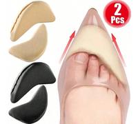 2 pezzi Inserti per avampiede in spugna per alleviare il dolore, ridurre la misura delle scarpe e migliorare il comfort e la protezione per scarpe con tacco alto, accessori per scarpe e stivali, decor