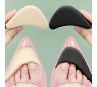 2 pezzi Inserti per avampiede in spugna per donne per alleviare il dolore, ridurre la taglia delle scarpe e migliorare comfort e vestibilità per scarpe con tacco alto, accessori per scarpe e stivali, 
