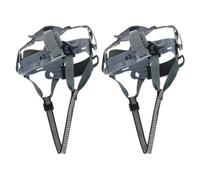 2 Pezzi Inserto per Casco di Sicurezza Rotella a 4 Punti | Plastica, Spugna e Tessuto Traspirante, Rimovibile per Pulizia, per Lavori di Costruzione e Saldatura