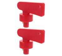 2 Pezzi Interruttore Disconnessione Batteria Chiave Rossa | Stacca Batteria X Auto, Plastico, Installazione Semplice, Chiave di Ricambio, Gestione Batterie Marine