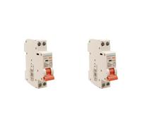 2 Pezzi Interruttore Magnetotermico 20A C20, 1P+N 6kA Curva C, Slim Solo 1 Modulo DIN 220V AC, Certificato IEC60898-1, Serie PN8H