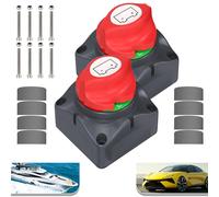 2 Pezzi Interruttore Stacca Batteria 275 A, Staccabatteria 12V 48V Interruttore
