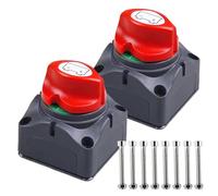2 Pezzi Interruttore Stacca Batteria, Interruttore Di Sconnessione Della Batteria 12v 24v 48v,Interruttores Di Separazione Per Batterias,Interruttores Di Alimentazione Sezionatore Per Yacht,Moto