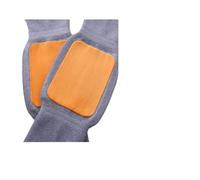 2 pezzi inverno caldo lana cashmere scaldamuscoli maniche spesse ginocchiere foderate in pile tutore supporto guardia protezione lunghi involucri termici(Medium Gray-Velvet,XXL)
