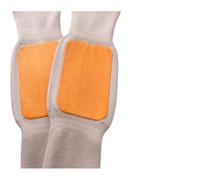 2 pezzi inverno caldo lana cashmere scaldamuscoli maniche spesse ginocchiere foderate in pile tutore supporto guardia protezione lunghi involucri termici(Camel-Velvet,XXL)