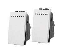2 Pezzi Invertitore Compatibile Con Bticino Living Light (Bianco)